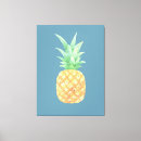 Search for pineapple canvas prints Blue