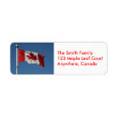 Search for canada flag return address labels Patriotic
