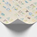 Search for alphabet wrapping paper Letters