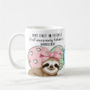 Search for funny sloth mugs Pink