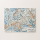 Search for historical european maps puzzles Vintage