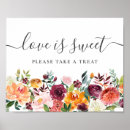 Search for candy bar wedding signs Watercolor floral