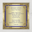 Search for royal blue anniversary party invitations 50th