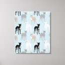 Search for whippet canvas prints Dog