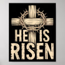 Search for he is risen posters Matthew 28