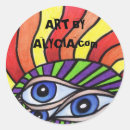 Search for bright eyes stickers Vibrant