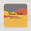 Search for torn business cards Modern