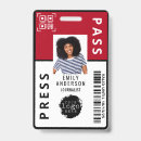 Search for press pass id badges Qr code