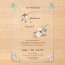 Search for elegant clear wedding invitations Acrylic
