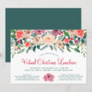 Search for luncheon christmas invitations Floral