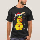 Search for funny softball tshirts Santa claus