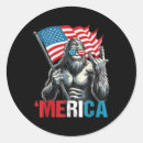 Search for american bigfoot stickers Bigfoot merica rock