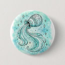 Search for aquarius badges Watercolor
