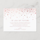 Search for donation invitations In lieu of