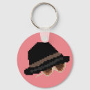 Search for pixel art key rings Red