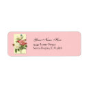 Search for red rose return address labels Floral
