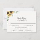 Search for sunflower wedding rsvp cards Greenery