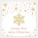 Search for gold glitter snowflake stickers Winter onederland