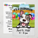 Search for pitbuls invitations Party