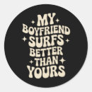 Search for funny surfer stickers Surfboard