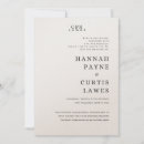 Search for simplistic wedding invitations Classic