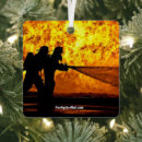 Search for flames christmas tree decorations Firefighter