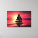 Search for sailing boat canvas prints Water