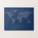 Search for world map puzzles Blue