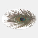 Search for feather oval stickers Peacock