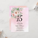 Search for rustic quinceanera invitations Quince anos floral botanical