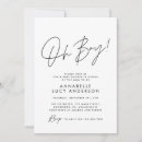 Search for neutral baby boy shower invitations Modern