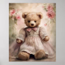 Search for vintage teddy bears posters For kids