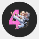 Search for girl martial arts stickers Black belt