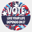 Search for life like stickers Political