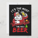 Search for beer christmas invitations Claus