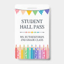 Search for bathroom pass Student hall pass