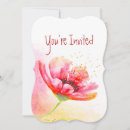Search for poppy flower wedding invitations Garden
