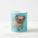 Search for cartoon pug mugs Cute