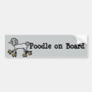 Search for poodle bumper stickers Funny