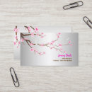 Search for sakura business cards Pink