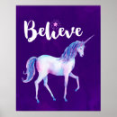 Search for unicorn believe in magic posters Pink