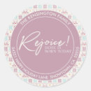 Search for religious address stickers Typography