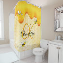Search for bumble bees shower curtains Unique