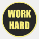 Search for work hard stickers Working
