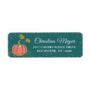Search for pumpkin birthday return address labels Modern