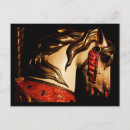 Search for orange horse postcards Red