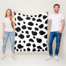 Search for cow pattern blankets Farm animal