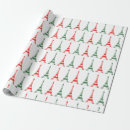 Search for eiffel tower christmas wrapping paper Paris