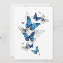 Search for flying butterfly cards Blue