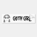 Search for goth bumper stickers Women